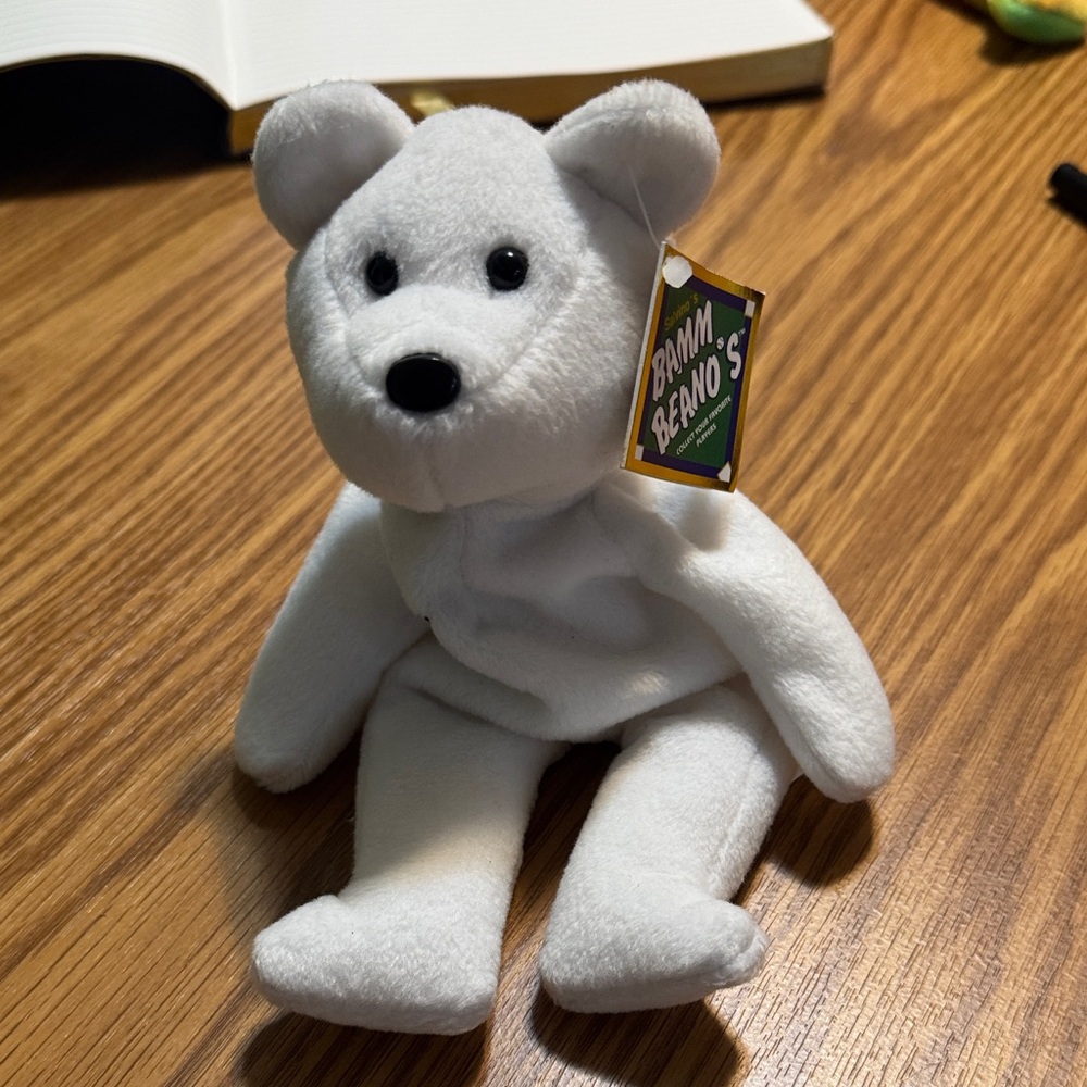 Brumm Beano's White Plush Bear